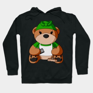 Cleaner Teddy Bear Hoodie